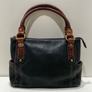 FOSSIL (ZB 2406) Black Leather Bag